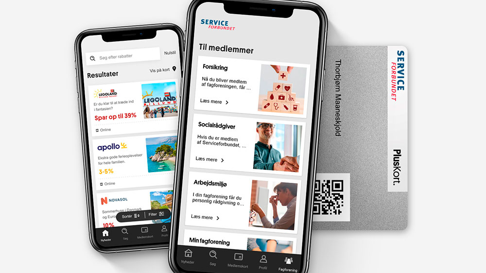 Billede til den relaterede nyhed Ny app til Pluskortet. Hent den her