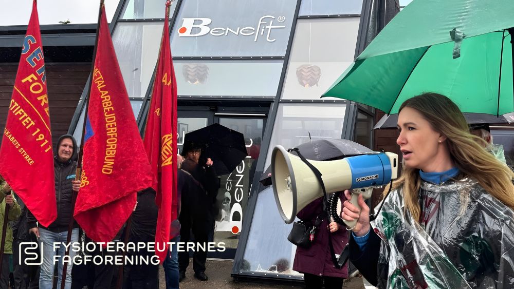 Billede til den relaterede nyhed Fysioterapeuter i konflikt: Har strejket i 6 måneder for at få overenskomst