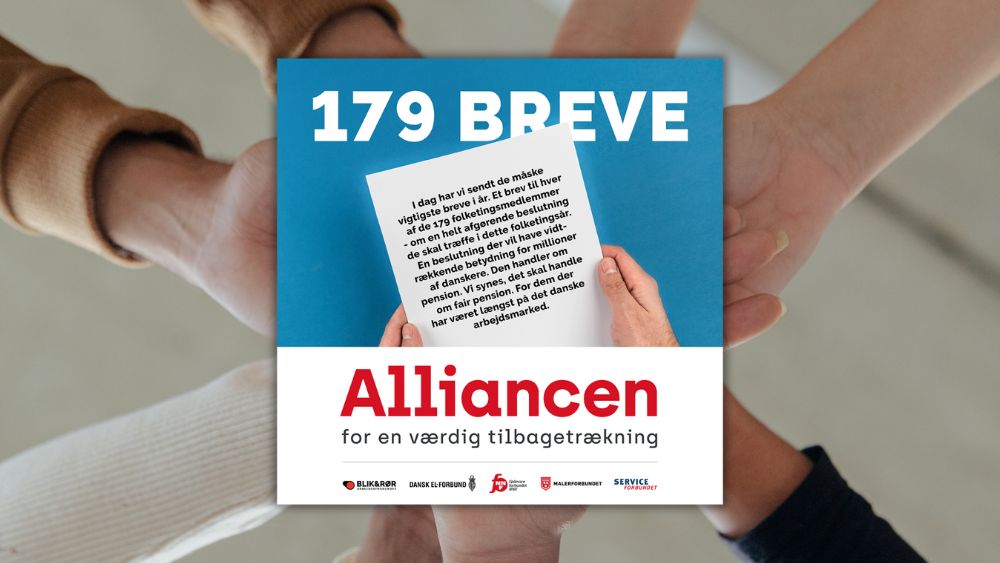 Billede til den relaterede nyhed 5 fagforbund går sammen om en værdig tilbagetrækning