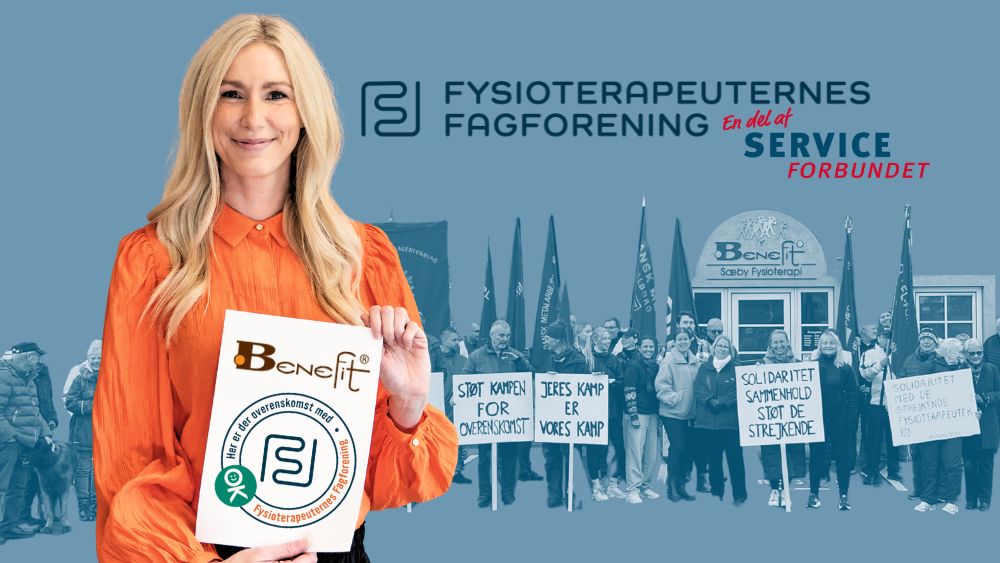 Billede til den relaterede nyhed Efter 6 måneders strejke: Fysioterapeuter hos Benefit Nord får overenskomst